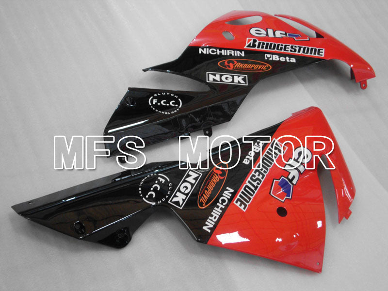 Kawasaki NINJA ZX10R 2004-2005 Injection ABS Fairing - Monster - Black Red - MFS3978 - Fairings Kit