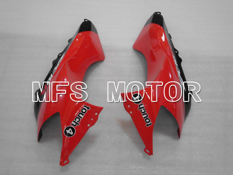 Kawasaki NINJA ZX10R 2004-2005 Injection ABS Fairing - Monster - Black Red - MFS3978 - Fairings Kit
