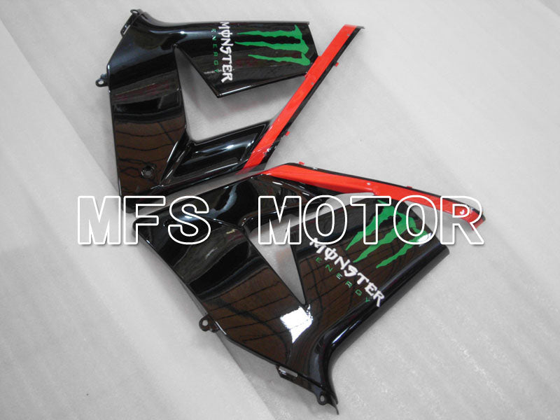 Kawasaki NINJA ZX10R 2004-2005 Injection ABS Fairing - Monster - Black Red - MFS3978 - Fairings Kit