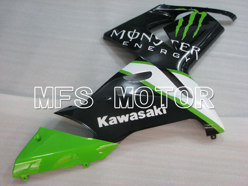 Kawasaki NINJA ZX10R 2004-2005 Injection ABS Fairing - Monster - Black White - MFS3985 - Fairings Kit