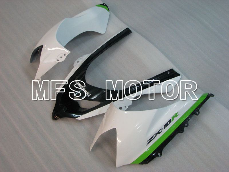 Kawasaki NINJA ZX10R 2004-2005 Injection ABS Fairing - Monster - Black White - MFS3985 - Fairings Kit