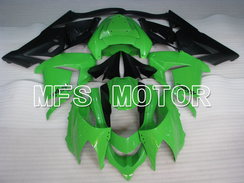 Kawasaki NINJA ZX10R 2004-2005 Injection ABS Fairing - Factory Style - Black Green - MFS3988 - Fairings Kit