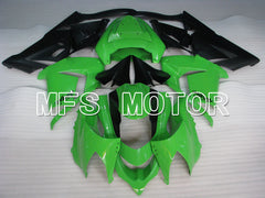 Kawasaki NINJA ZX10R 2004-2005 Injection ABS Fairing - Factory Style - Black Green - MFS3988 - Fairings Kit