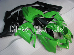 Kawasaki NINJA ZX10R 2004-2005 Injection ABS Fairing - Factory Style - Black Green - MFS3988 - Fairings Kit