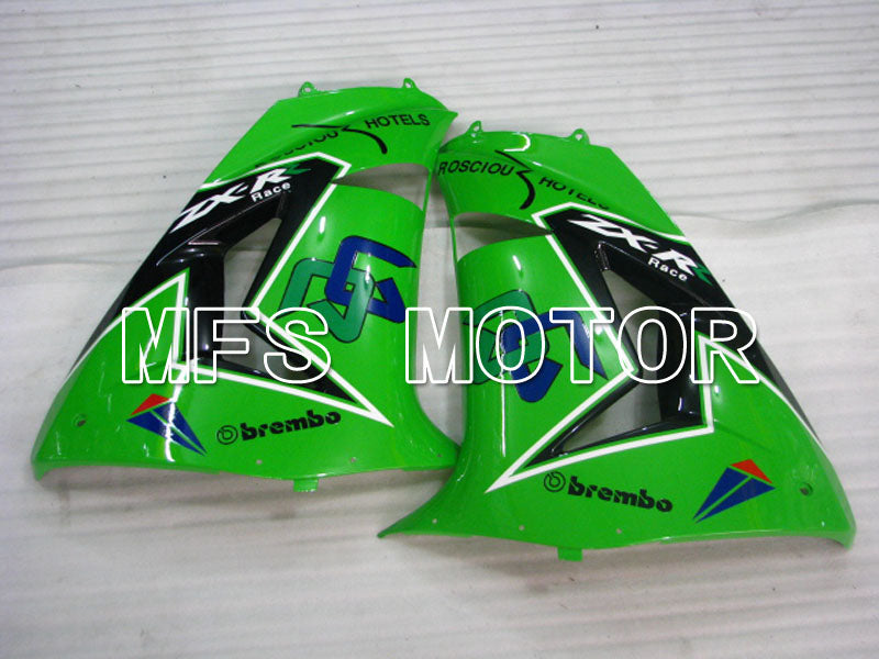 Kawasaki NINJA ZX10R 2006-2007 Injection ABS Fairing - Others - Black Green - MFS3996 - Fairings Kit