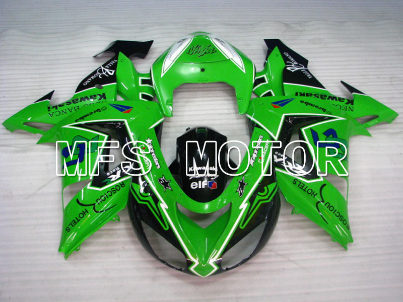 Kawasaki NINJA ZX10R 2006-2007 Injection ABS Fairing - Others - Black Green - MFS3996 - Fairings Kit