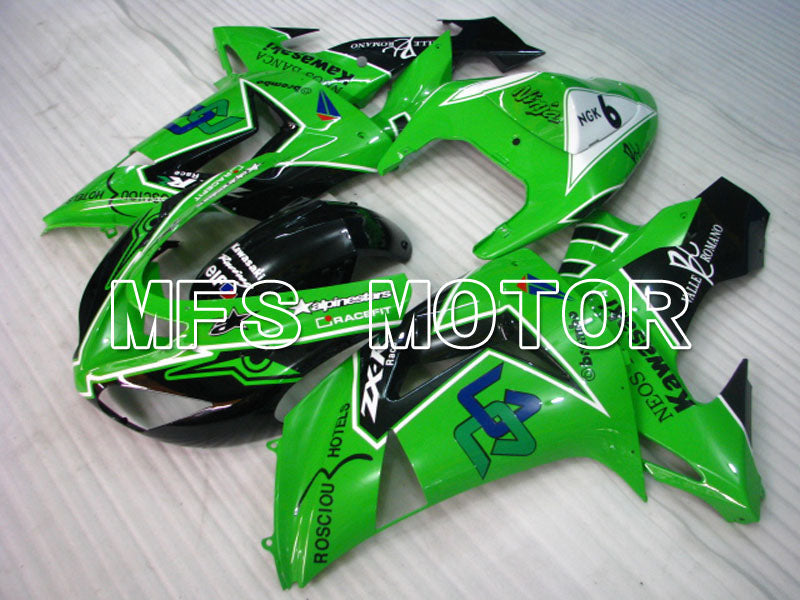 Kawasaki NINJA ZX10R 2006-2007 Injection ABS Fairing - Others - Black Green - MFS3996 - Fairings Kit