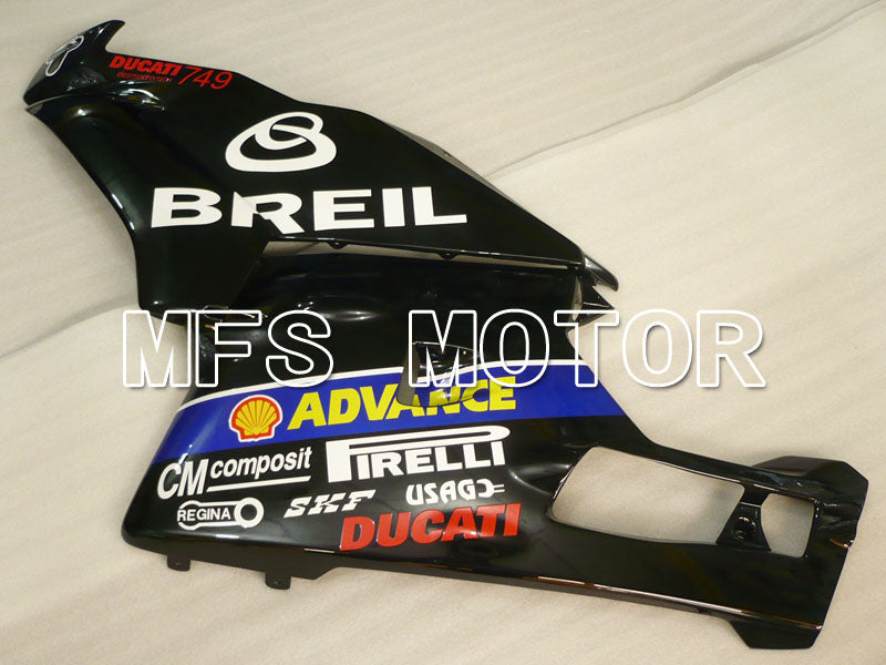 Ducati 749 / 999 2003-2004 Injection ABS Fairing - BREIL - White Black - MFS4001 - Fairings Kit