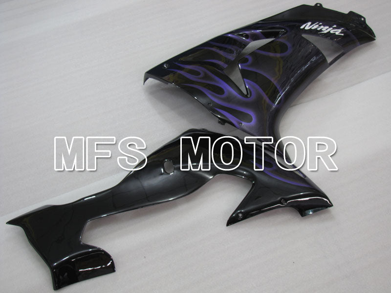 Kawasaki NINJA ZX10R 2006-2007 Injection ABS Fairing - Flame - Black Purple - MFS4027 - Fairings Kit