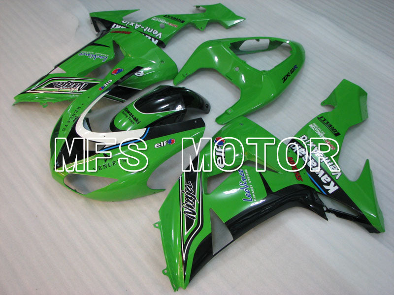 Kawasaki NINJA ZX10R 2006-2007 Injection ABS Fairing - Others - Black Green - MFS4029 - Fairings Kit