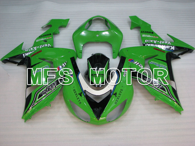 Kawasaki NINJA ZX10R 2006-2007 Injection ABS Fairing - Others - Black Green - MFS4029 - Fairings Kit