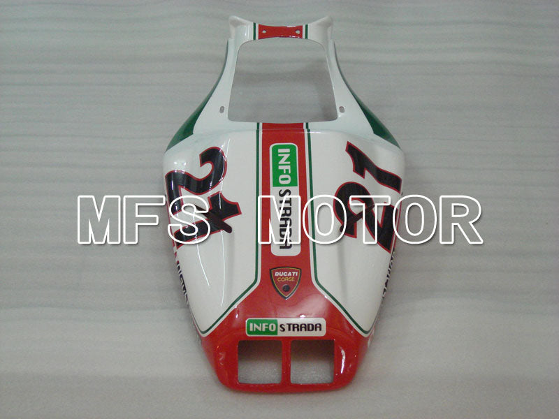 Ducati 916 1994-1998 Injection ABS Fairing - INFO STRADA - Red - MFS4043 - Fairings Kit