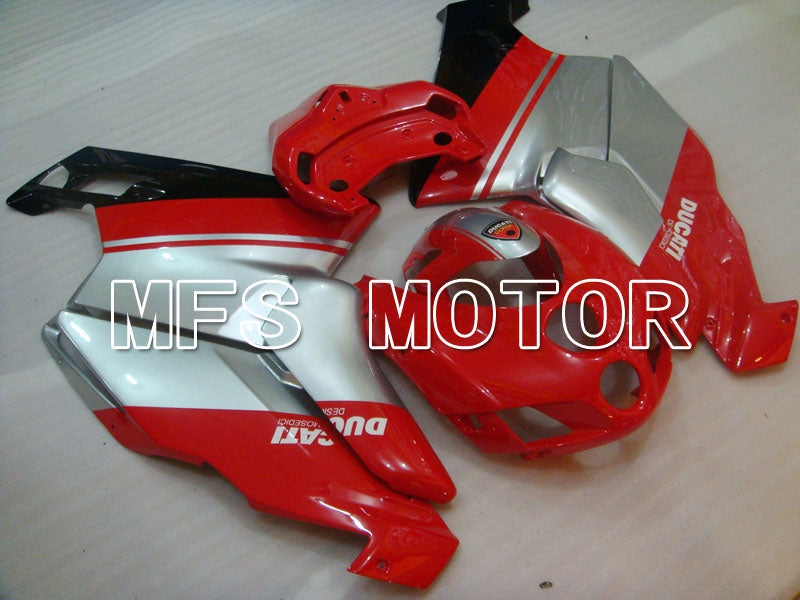 Ducati 749 / 999 2005-2006 Injection ABS Fairing - Factory Style - Red Silver - MFS4054 - Fairings Kit