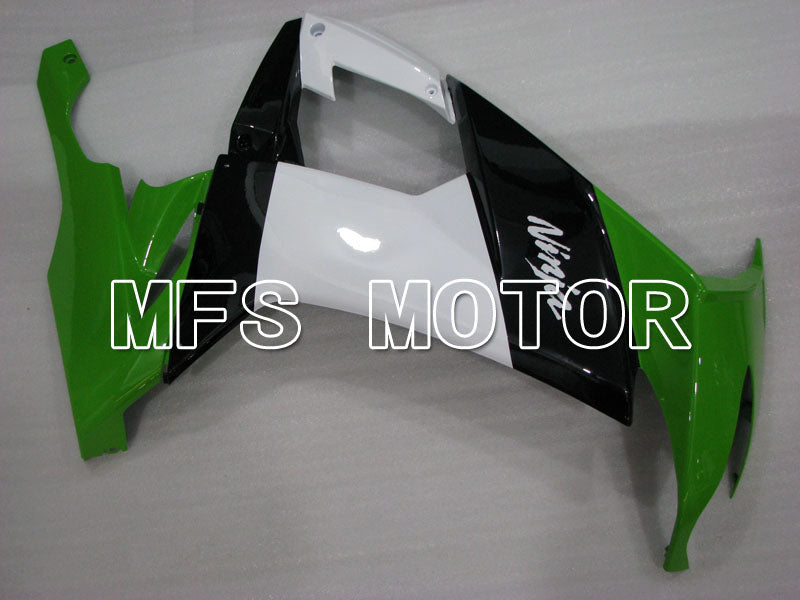 Kawasaki NINJA ZX10R 2008-2010 Injection ABS Fairing - Factory Style - Black Green White - MFS4055 - Fairings Kit