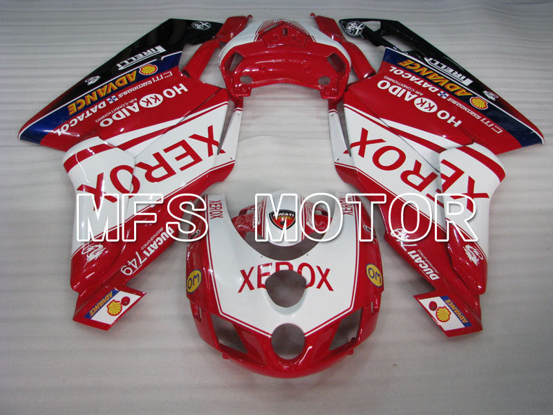 Ducati 749 / 999 2005-2006 Injection ABS Fairing - Xerox - Red White - MFS4056 - Fairings Kit