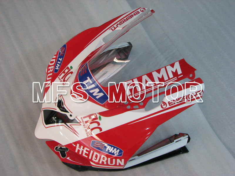 Ducati 1199 2011-2014 Injection ABS Fairing - FIAMM - Red White - MFS4066 - Fairings Kit