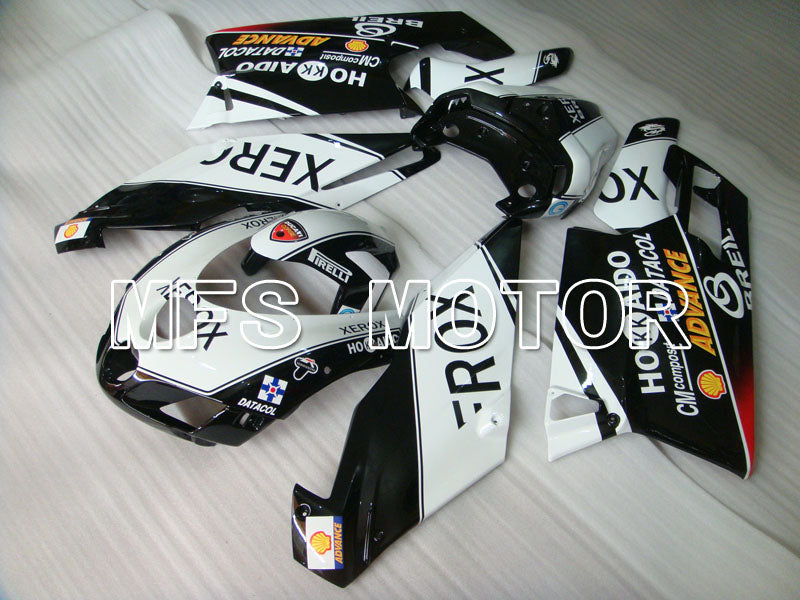 Ducati 749 / 999 2005-2006 Injection ABS Fairing - Xerox - Black White - MFS4069 - Fairings Kit