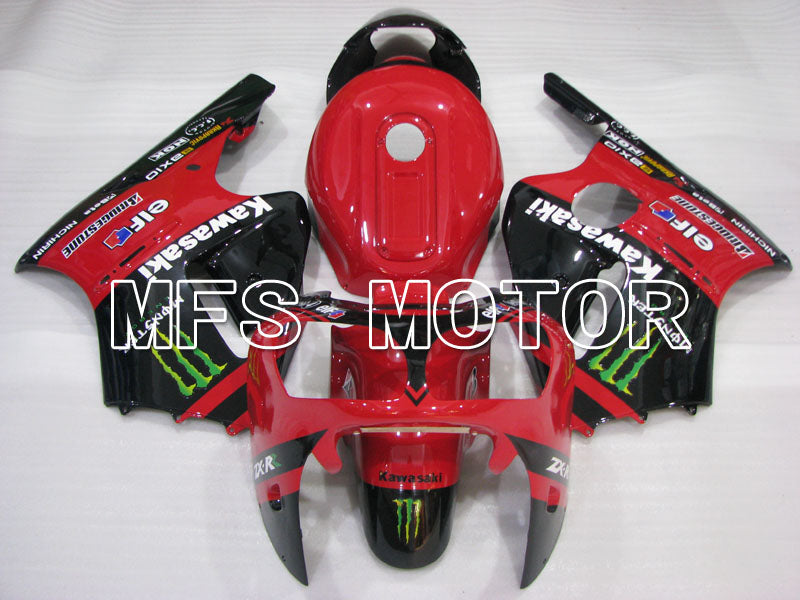Kawasaki NINJA ZX12R 2000-2001 Injection ABS Fairing - Monster - Black Red - MFS4104 - Fairings Kit
