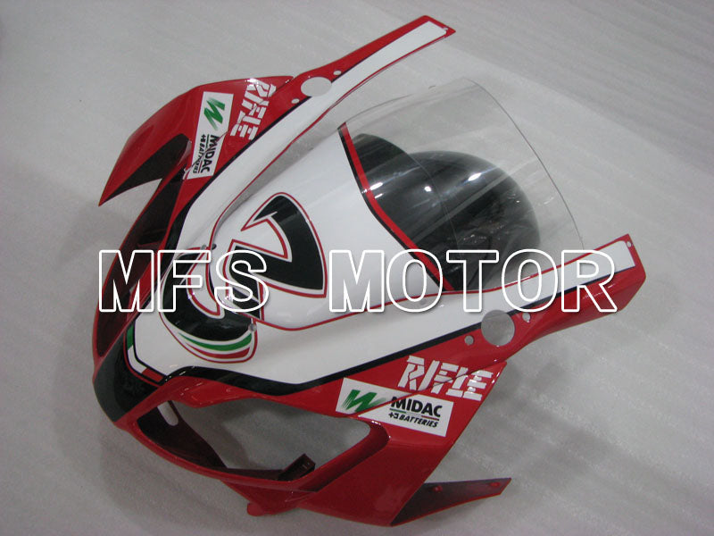 Ducati 1199 2011-2014 Injection ABS Fairing - aruba.it - Black White Red - MFS4108 - Fairings Kit