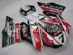 Ducati 1199 2011-2014 Injection ABS Fairing - aruba.it - Black White Red - MFS4108 - Fairings Kit