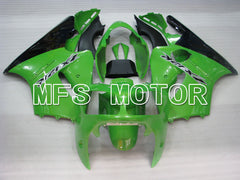 Kawasaki NINJA ZX12R 2000-2001 Injection ABS Fairing - Factory Style - Black Green - MFS4110 - Fairings Kit