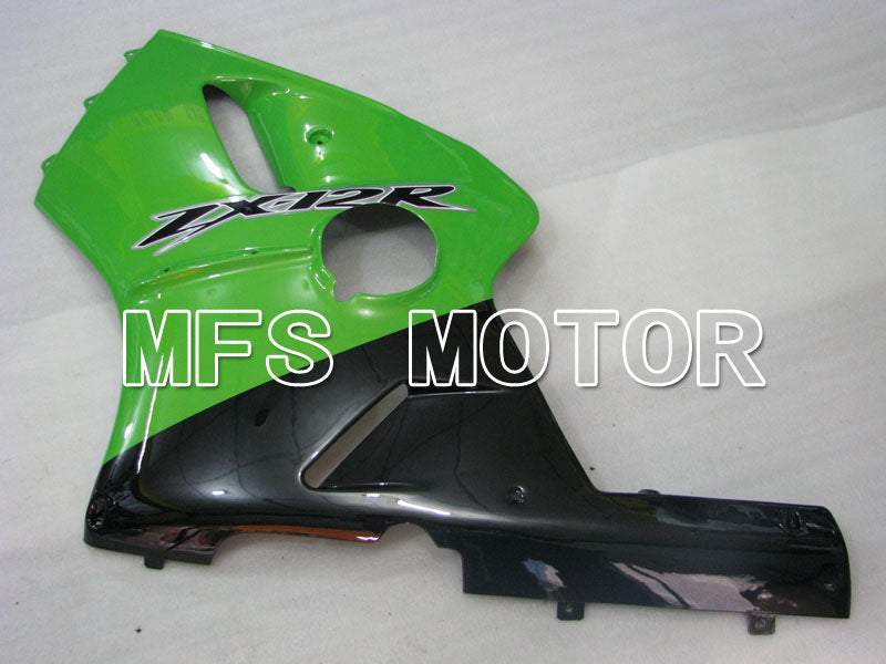 Kawasaki NINJA ZX12R 2000-2001 Injection ABS Fairing - Factory Style - Black Green - MFS4110 - Fairings Kit
