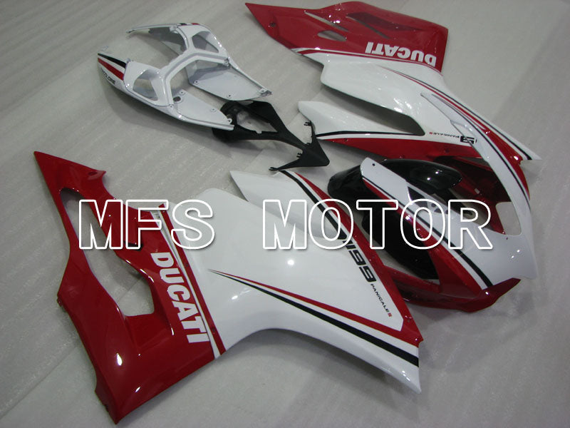 Ducati 1199 2011-2014 Injection ABS Fairing - Factory Style - Red White - MFS4117 - Fairings Kit