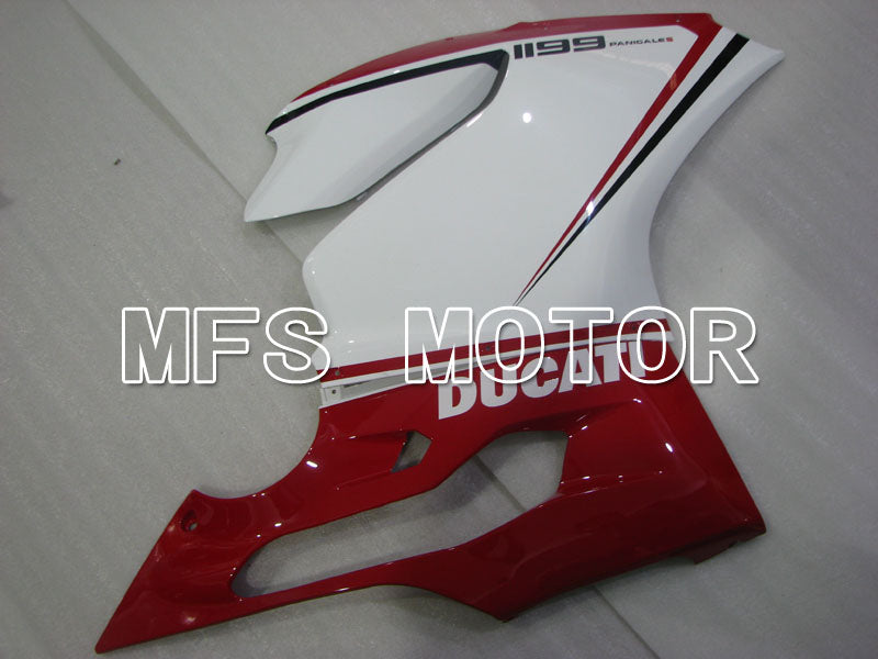 Ducati 1199 2011-2014 Injection ABS Fairing - Factory Style - Red White - MFS4117 - Fairings Kit