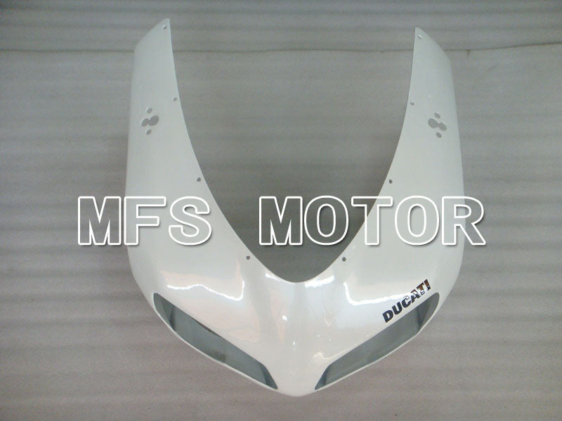 Ducati 848 / 1098 / 1198 2007-2011 Injection ABS Fairing - Factory Style - Black White - MFS4138 - Fairings Kit