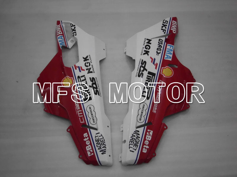 Ducati 848 / 1098 / 1198 2007-2011 Injection ABS Fairing - Unibat - Red White - MFS4145 - Fairings Kit