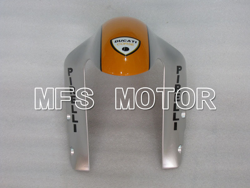 Ducati 848 / 1098 / 1198 2007-2011 Injection ABS Fairing - Gulf - Orange Silver - MFS4149 - Fairings Kit