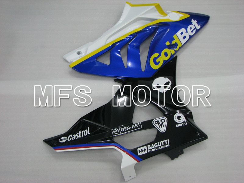 BMW S1000RR 2009-2014 Injection ABS Fairing - Factory Style - Black White Blue - MFS4150 - Fairings Kit