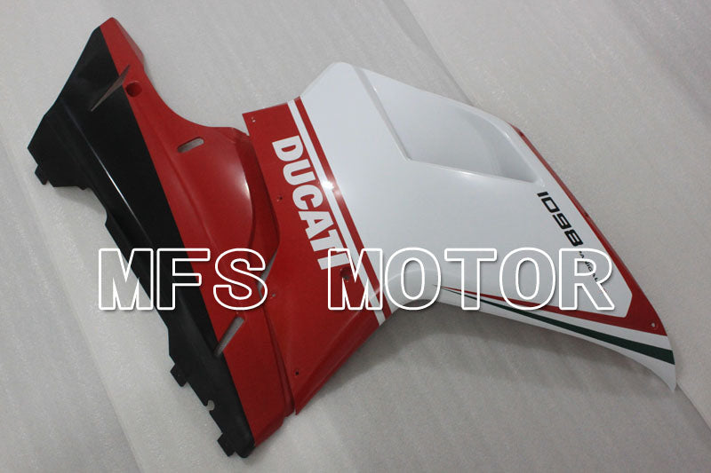 Ducati 848 / 1098 / 1198 2007-2011 Injection ABS Fairing - Factory Style - Red White - MFS4156 - Fairings Kit