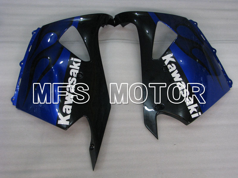 Kawasaki NINJA ZX14R 2006-2011 Injection ABS Fairing - Flame - Black Blue - MFS4164 - Fairings Kit
