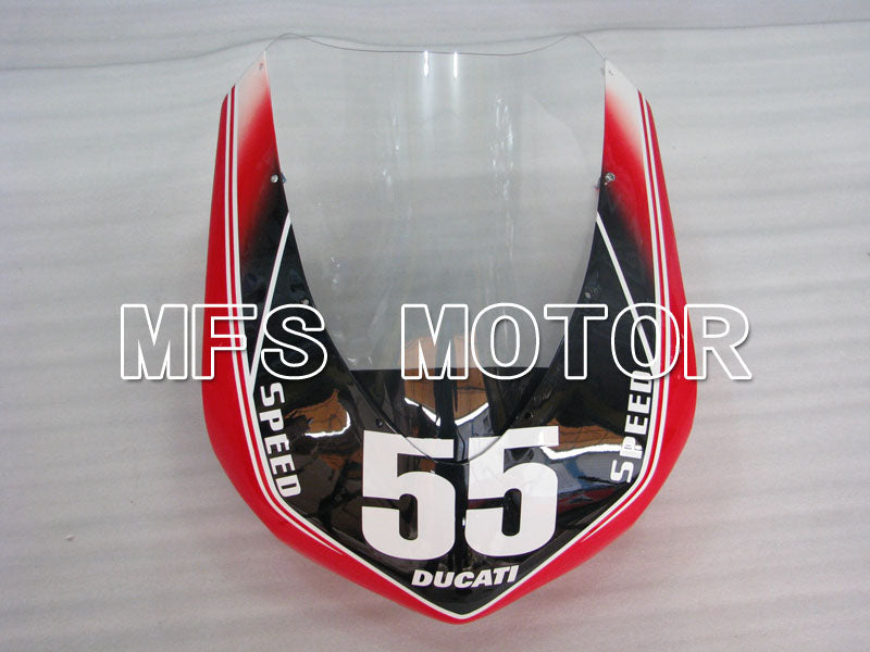Ducati 848 / 1098 / 1198 2007-2011 Injection ABS Fairing - Others - Black White - MFS4167 - Fairings Kit