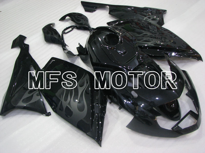 BMW K1200S 2005-2008 ABS Fairing - Flame - Black - MFS4173 - Fairings Kit