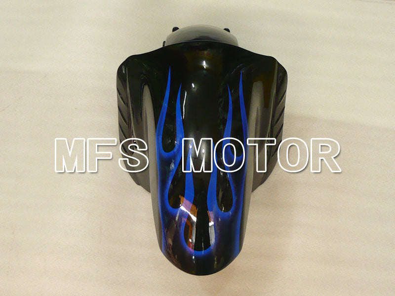 Kawasaki NINJA ZX14R 2006-2011 Injection ABS Fairing - Flame - Black Blue - MFS4183 - Fairings Kit