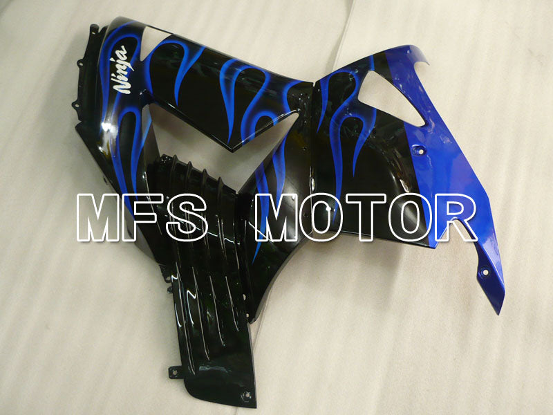 Kawasaki NINJA ZX14R 2006-2011 Injection ABS Fairing - Flame - Black Blue - MFS4183 - Fairings Kit