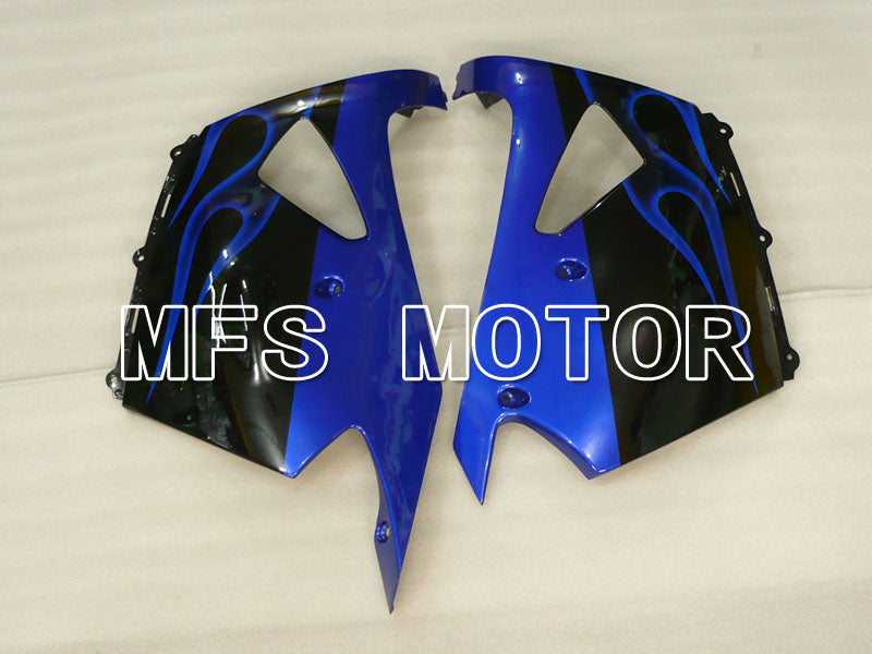 Kawasaki NINJA ZX14R 2006-2011 Injection ABS Fairing - Flame - Black Blue - MFS4183 - Fairings Kit