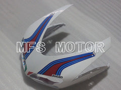Ducati 848 / 1098 / 1198 2007-2011 Injection ABS Fairing - MARTINI - Black White - MFS4184 - Fairings Kit