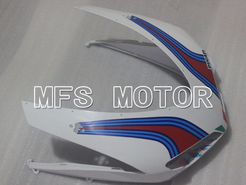 Ducati 848 / 1098 / 1198 2007-2011 Injection ABS Fairing - MARTINI - Black White - MFS4184 - Fairings Kit