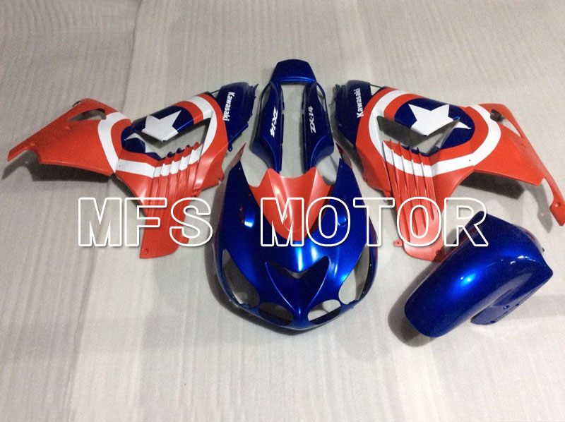 Kawasaki NINJA ZX14R 2006-2011 Injection ABS Fairing - Others - Blue Red - MFS4185 - Fairings Kit