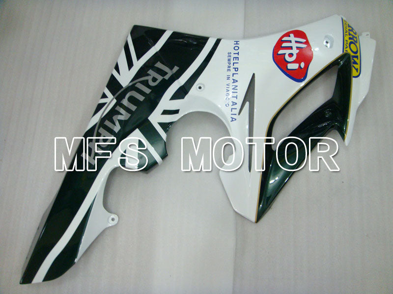 Triumph Daytona 675 2006-2008 Injection ABS Fairing - parkingo - Black White - MFS4191 - Fairings Kit