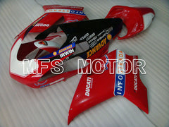 Ducati 848 / 1098 / 1198 2007-2011 Injection ABS Fairing - INFO STRADA - Red White - MFS4193 - Fairings Kit
