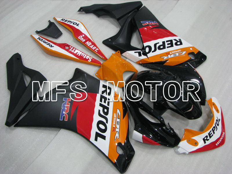 Honda CBR250RR 2011-2016 Injection ABS Fairing - Repsol - Black Red Orange - MFS4208 - Fairings Kit