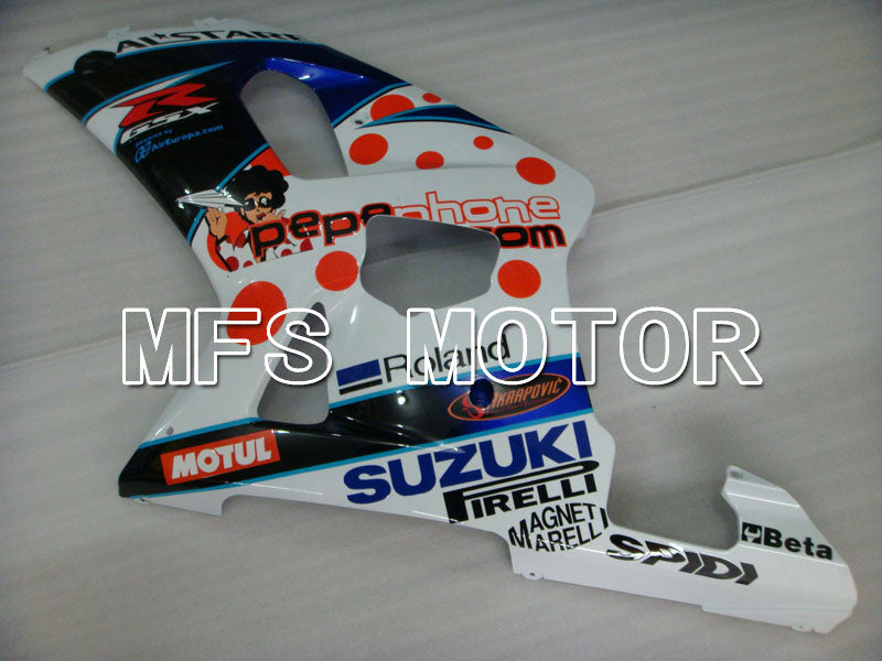 Suzuki GSXR1000 2000-2002 Injection ABS Fairing - MOTUL - Blue White - MFS4239 - Fairings Kit
