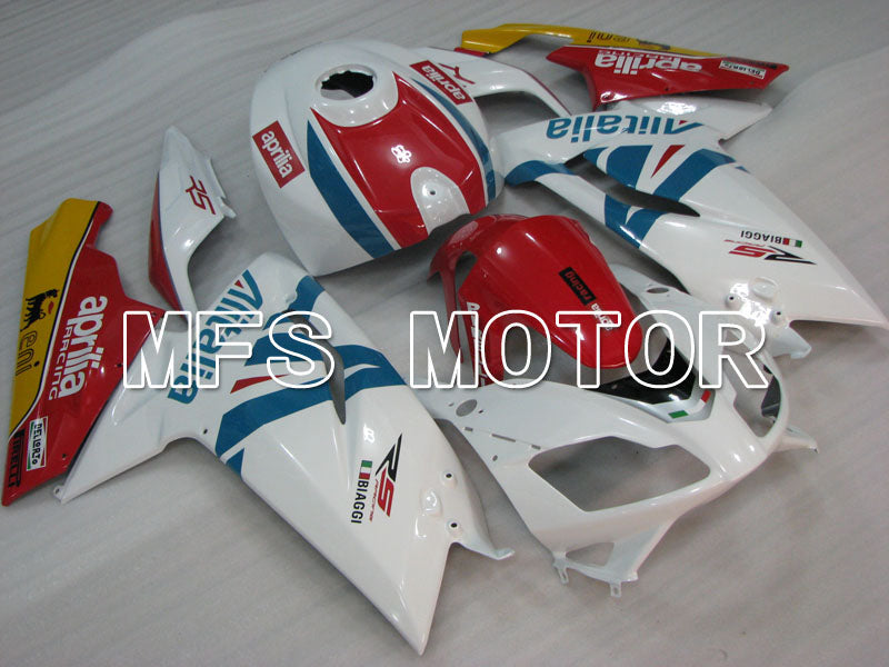 Aprilia RS125 2006-2011 Injection ABS Fairing - Alitalia - Red White - MFS4250 - Fairings Kit