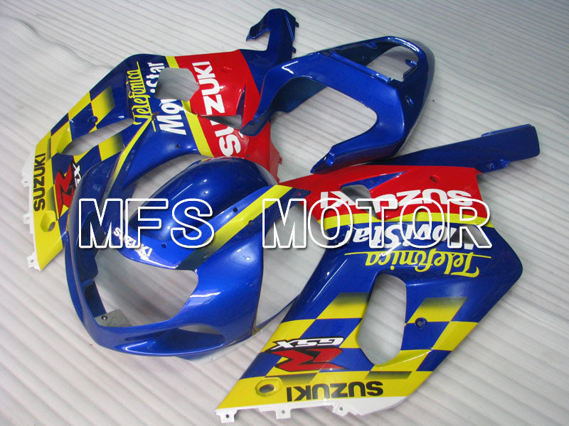 Suzuki GSXR1000 2000-2002 Injection ABS Fairing - Movistar - Blue Yellow - MFS4254 - Fairings Kit