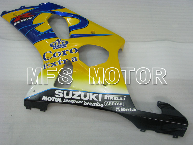 Suzuki GSXR1000 2000-2002 Injection ABS Fairing - MOTUL - Blue Yellow - MFS4285 - Fairings Kit