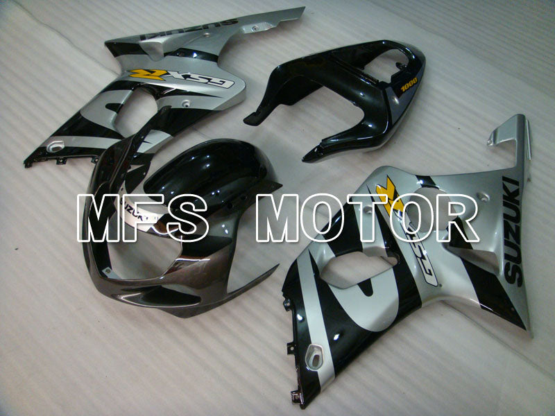 Suzuki GSXR1000 2000-2002 Injection ABS Fairing - Factory Style - Black Silver - MFS4290 - Fairings Kit